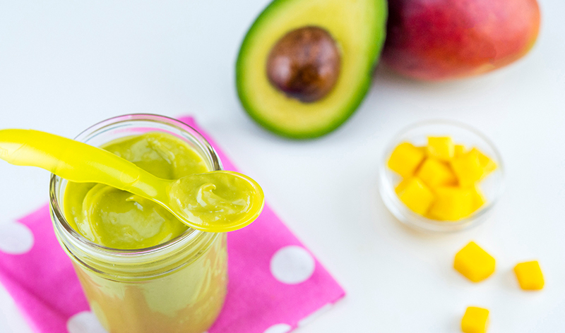 Mango & Avocado Baby Food