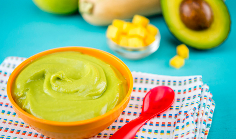 Pear, Squash & Avocado Baby Food
