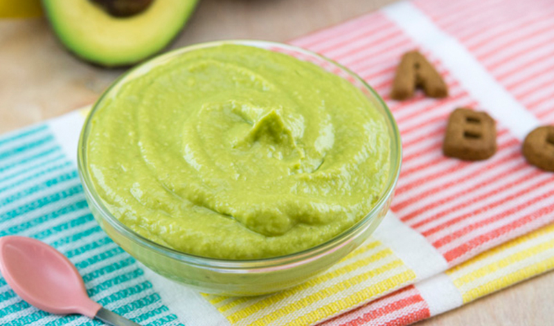Apple, Banana & Avocado Baby Food