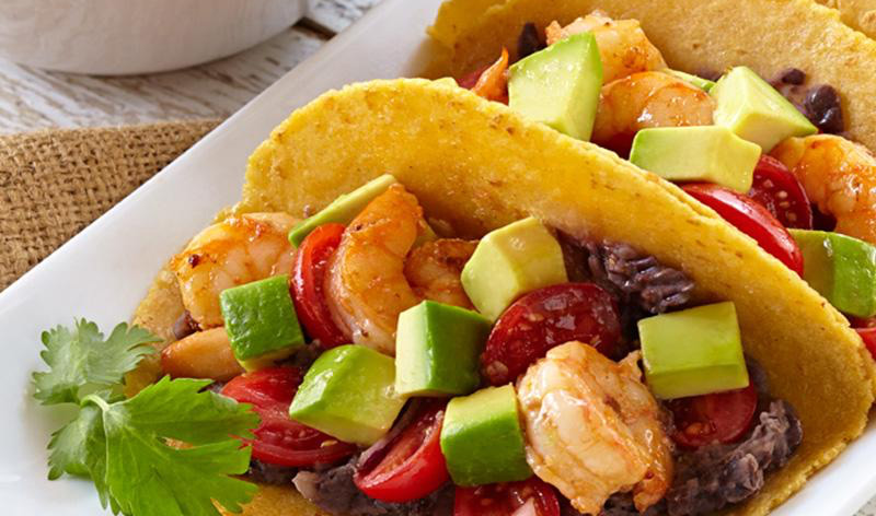 Avocado Shrimp Tacos