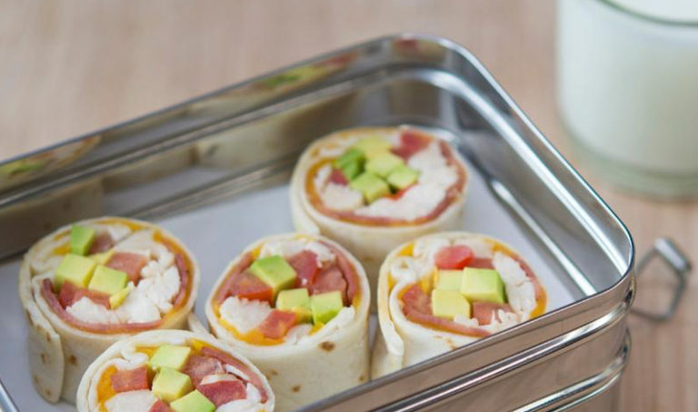 Chicken and Turkey Bacon Avocado Wraps