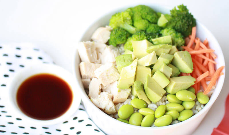 Asian Avocado Power Bowl