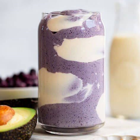 Avocado, Blueberry & Pineapple Cloud Smoothie