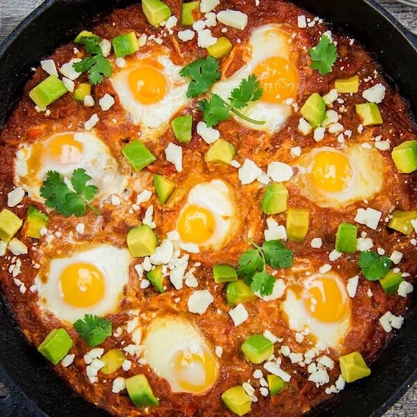 Avocado Shakshuka