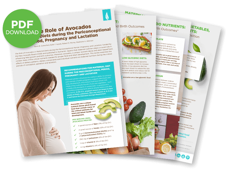 The Role of Avocados in Maternal Diets