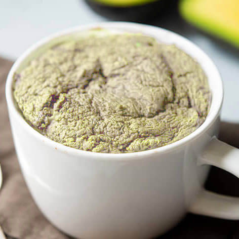 Avocado Lime Mug Cake