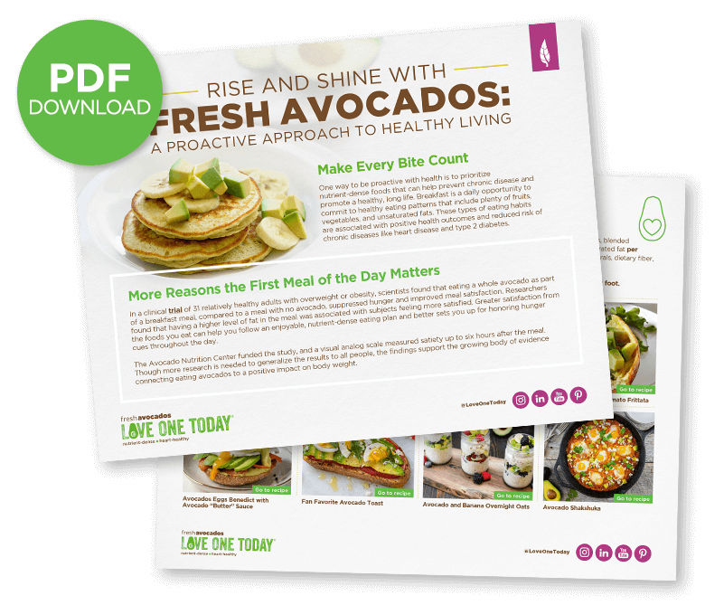 Rise and Shine with Fresh Avocados