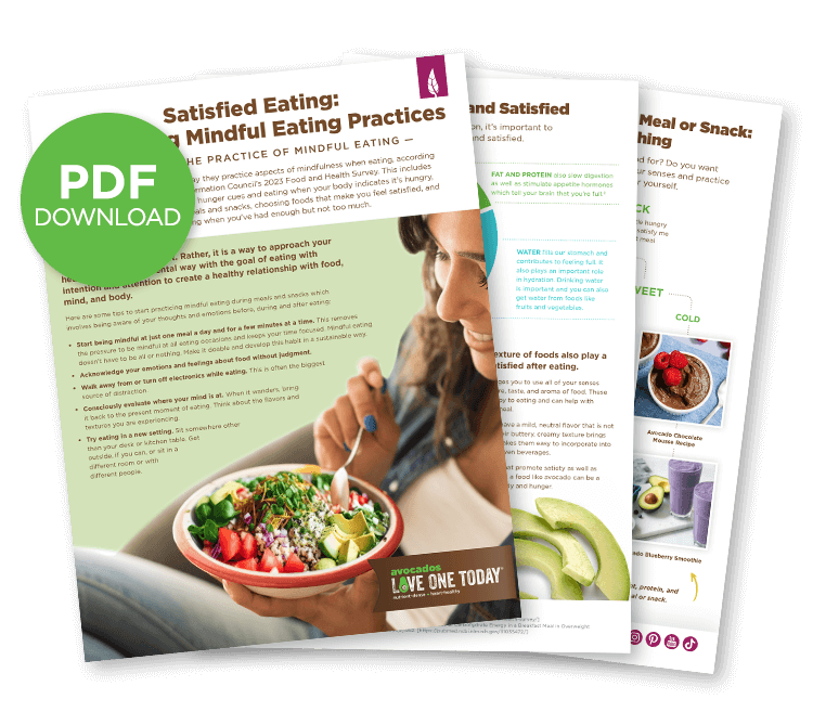 Satisfied Eating: Cultivating Mindful Eating Practices