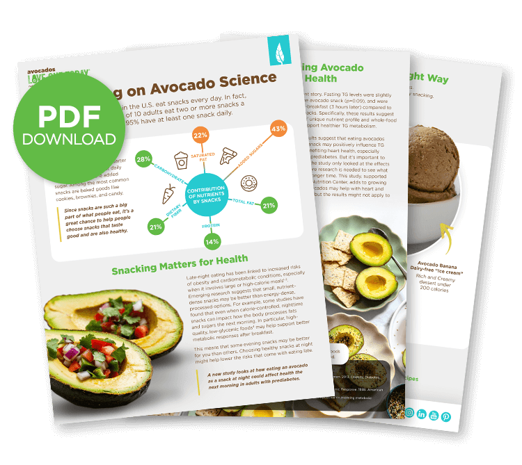 Snacking on Avocado Science