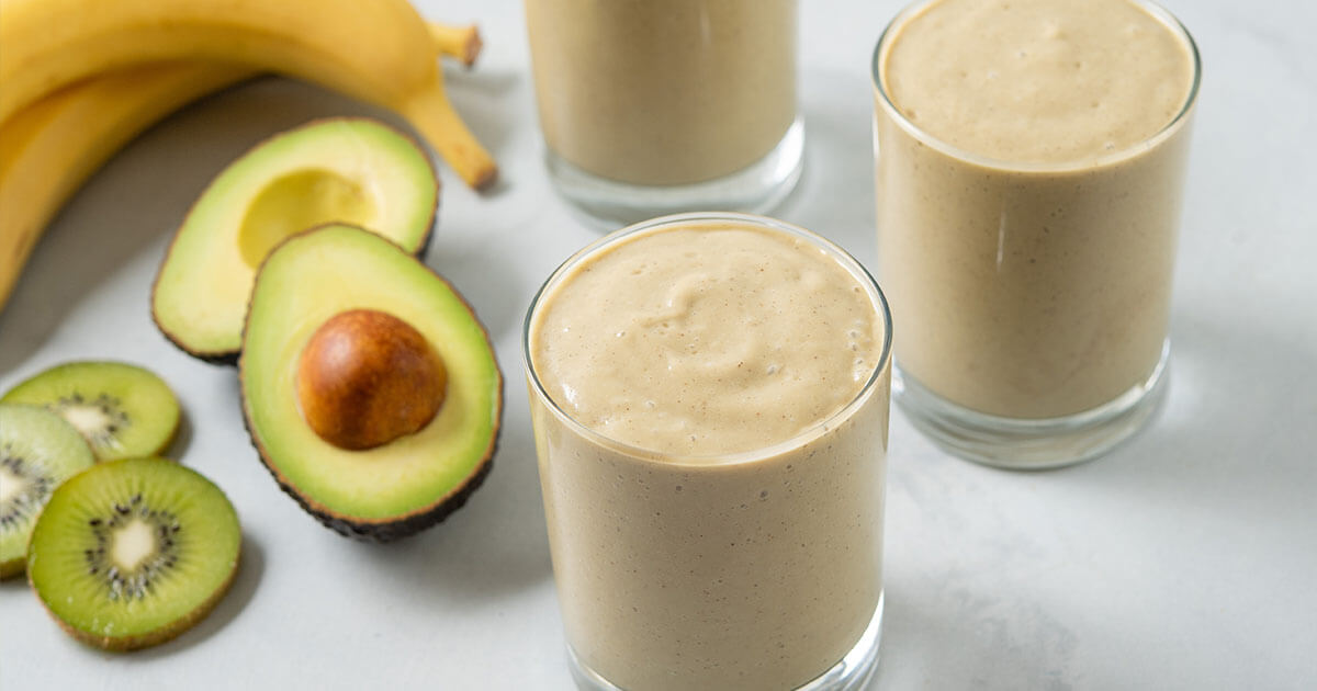 Potassium Smoothie Recipe with Avocado and Banana Love One Today®