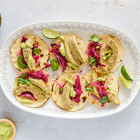 Air Fried Avocado Tacos