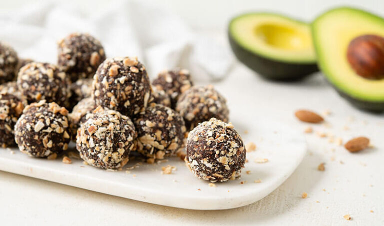 Chocolate Almond Avocado Oat Bites