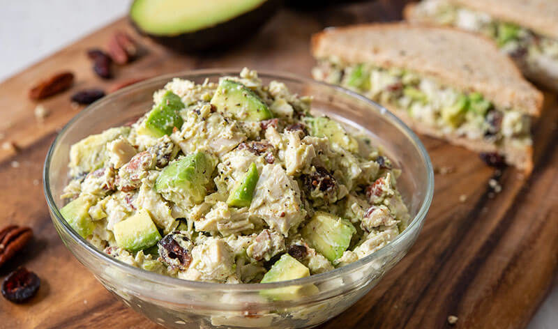 Avocado chicken salad