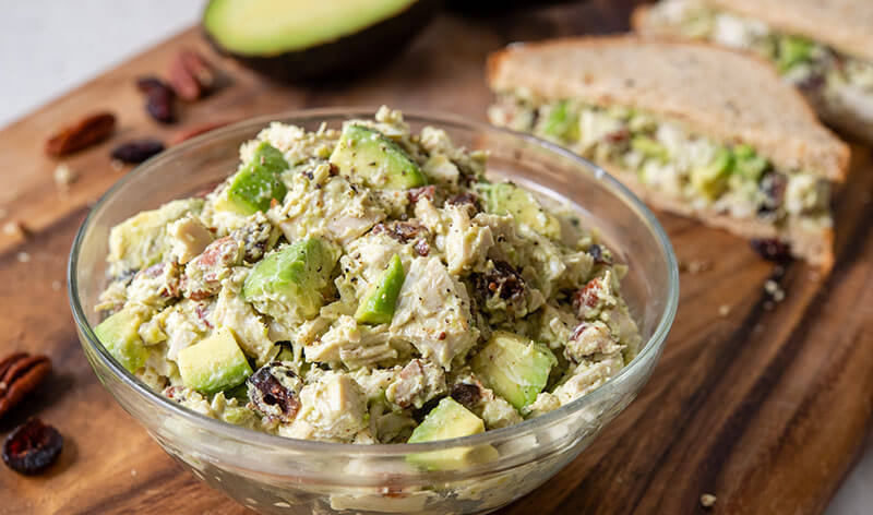 Avocado chicken salad