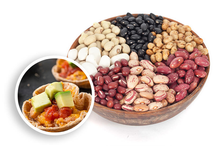 legumes and tostada