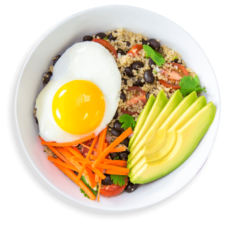 Avocado quinoa bowl