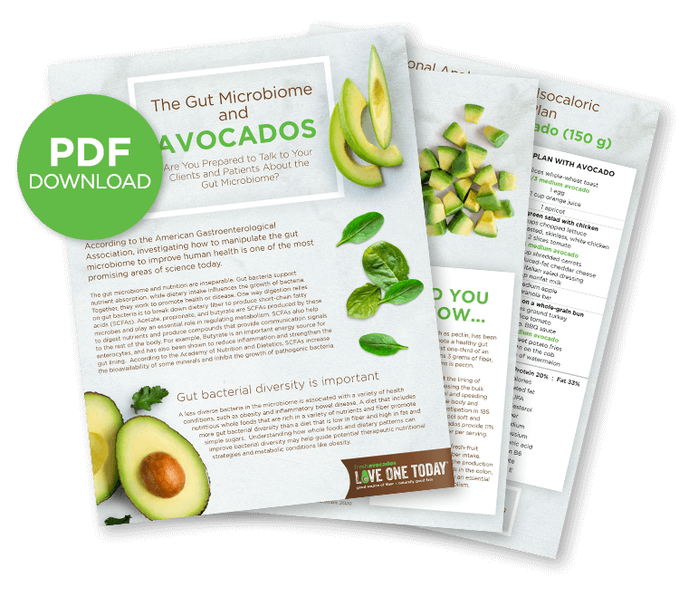 The Gut Microbiome and Avocados