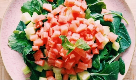 Vibrant Watermelon Cucumber Salad
