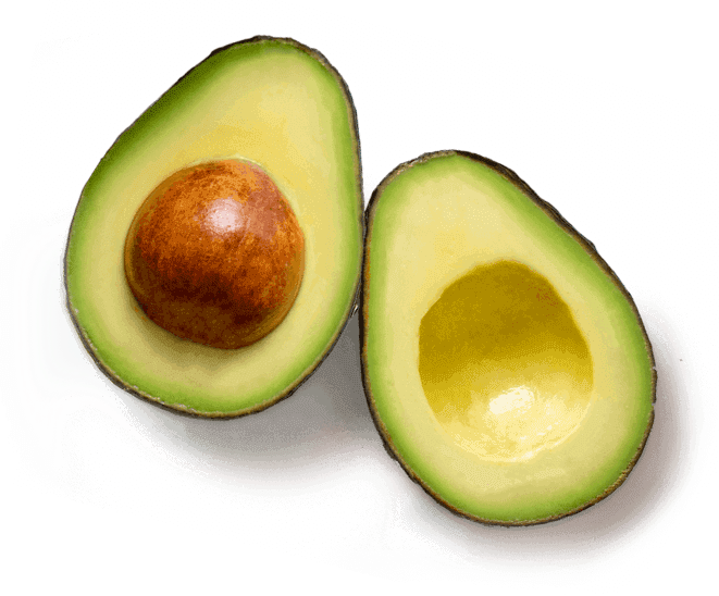 avocado halves