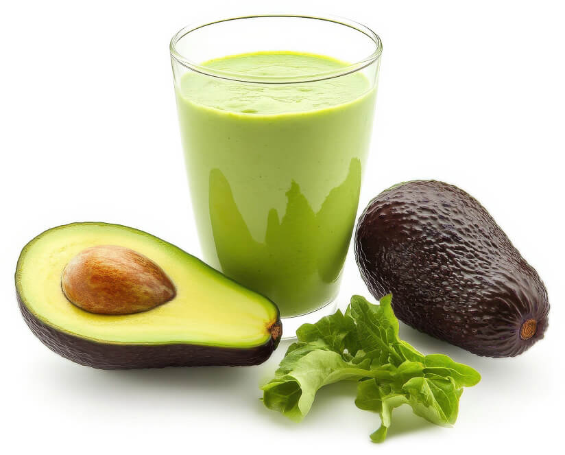 avocado and smoothie