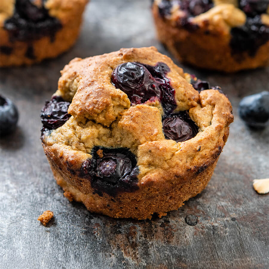 avocado berry blend muffins