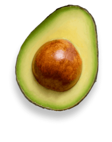 avocado half
