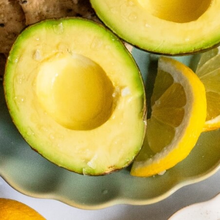 Lemon juice + kosher salt