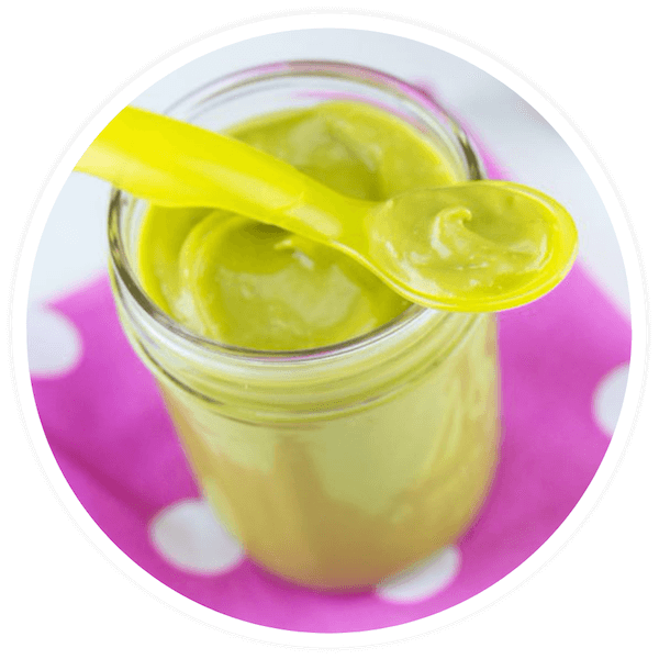 avocado mashed baby food