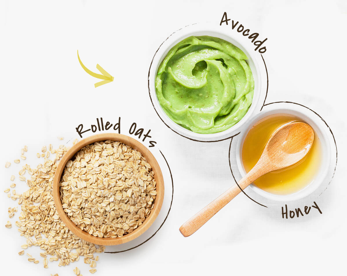 avocado mask ingredients