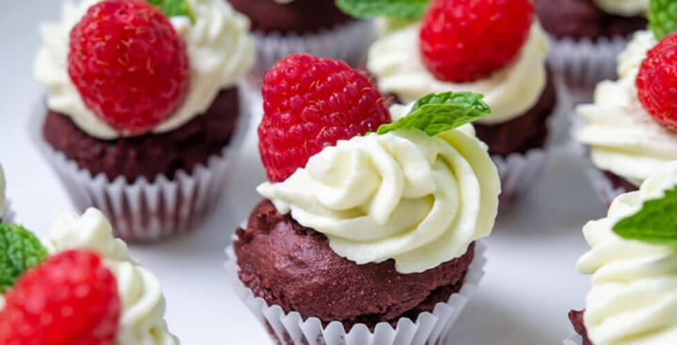 avocado mini cupcakes