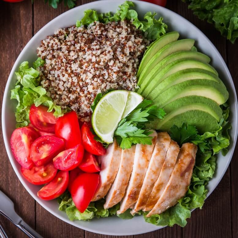healthy avocado bowl
