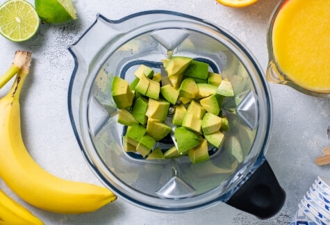 mash avocado with food processor