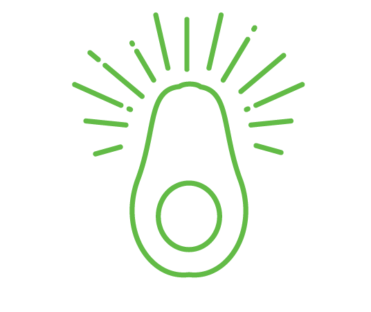 icon avocado burst
