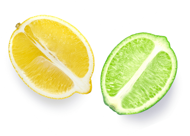 lemon and lime