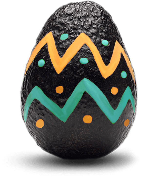 avocado easter egg
