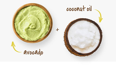 avocado coconut hair mask