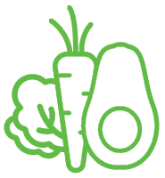 avocado fruits and vegetables