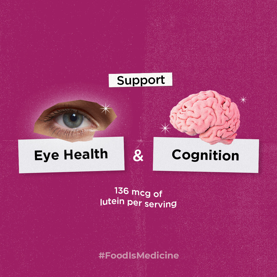 food is medicine - supports eye health and cognition