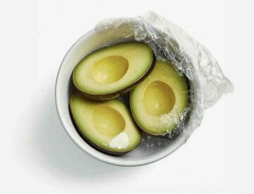 storing sliced avocados