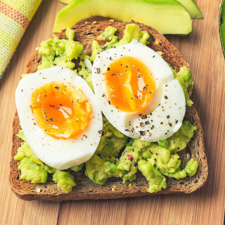 avocado toast with egg