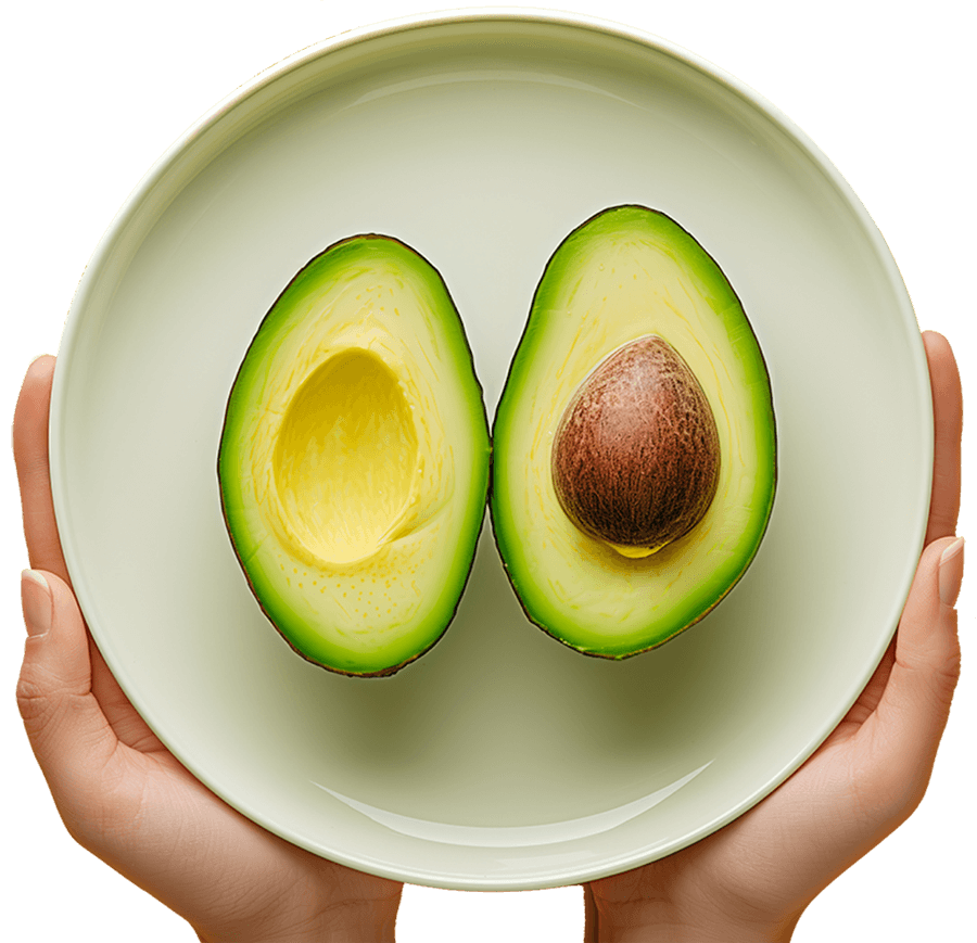 heart avocado toast