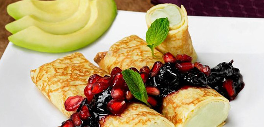 Blintzes de aguacate