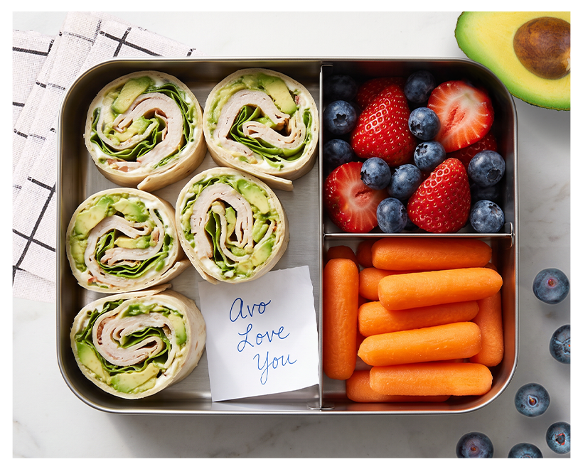 Avocado school lunch